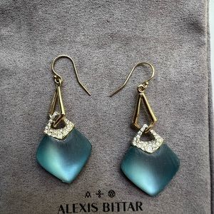Alexis Bittar drop rhinestone earrings